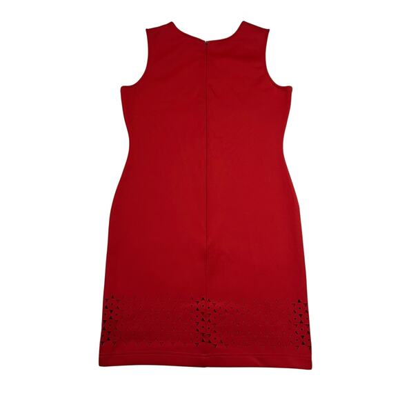 Romeo & Juliet Couture Sleeveless Scuba Cutout Mini Dress Size Medium Date Party - Picture 2 of 12
